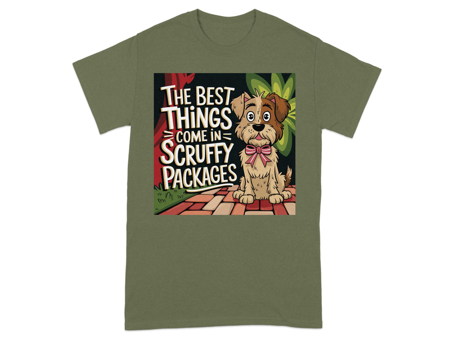 The Best Things Come in Scruffy Packages T-shirt product