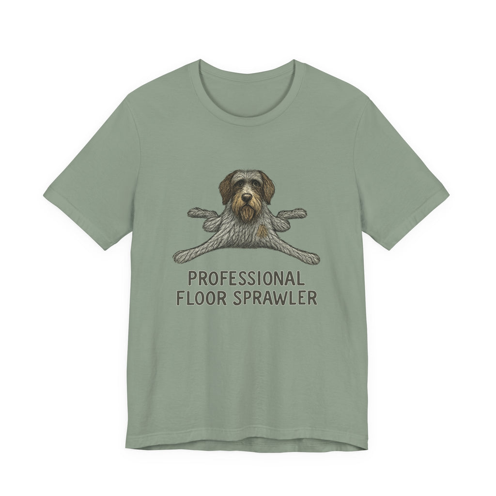 Wirehaired Pointing Griffon Professional Floor Sprawler Tee