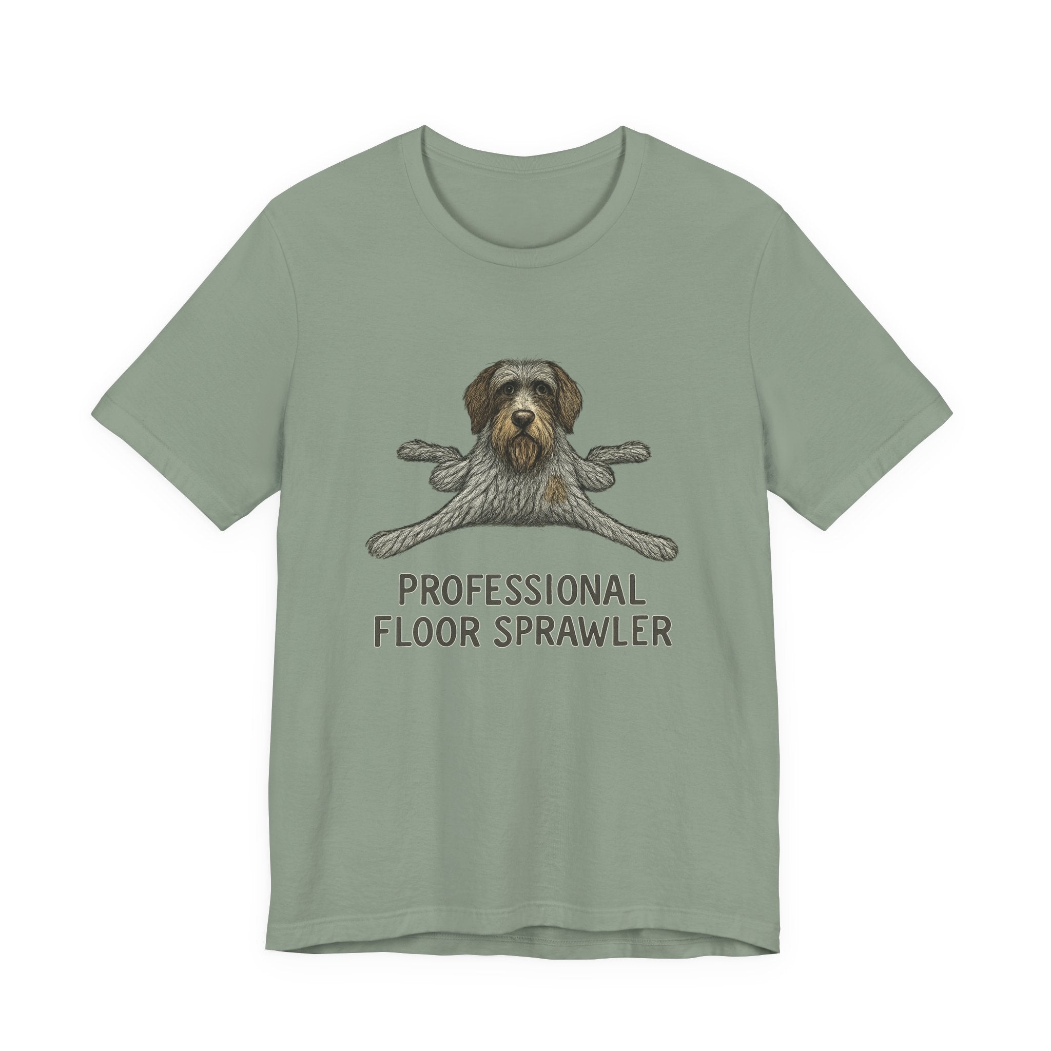 Wirehaired Pointing Griffon Professional Floor Sprawler Tee