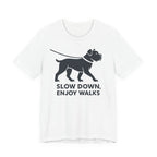 Cane Corso Slow Down Enjoy Walks t-shirt, view 3