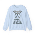 Smart Spunky Schnauzy Schnauzer sweatshirt, view 3