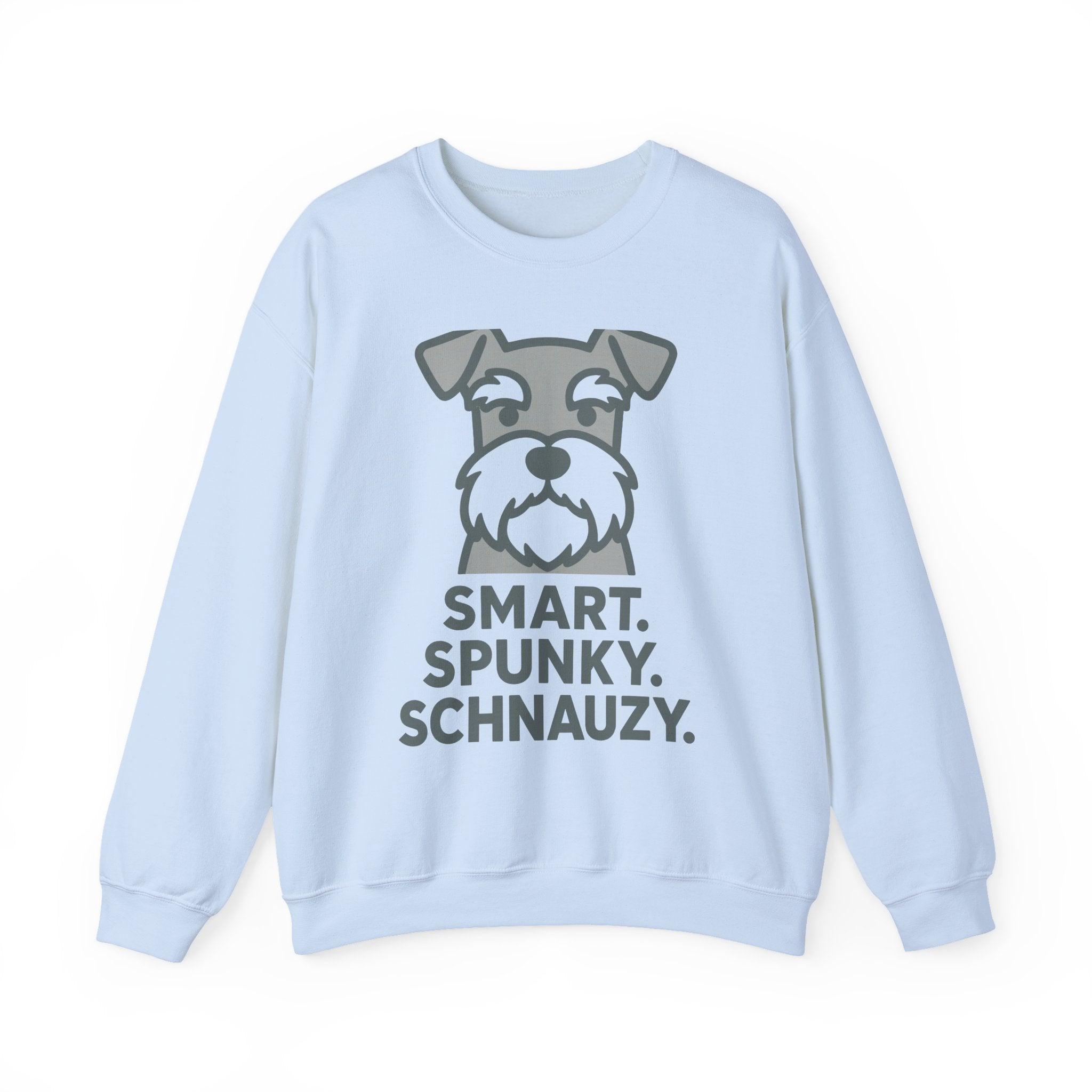 Smart Spunky Schnauzy Schnauzer sweatshirt, view 3