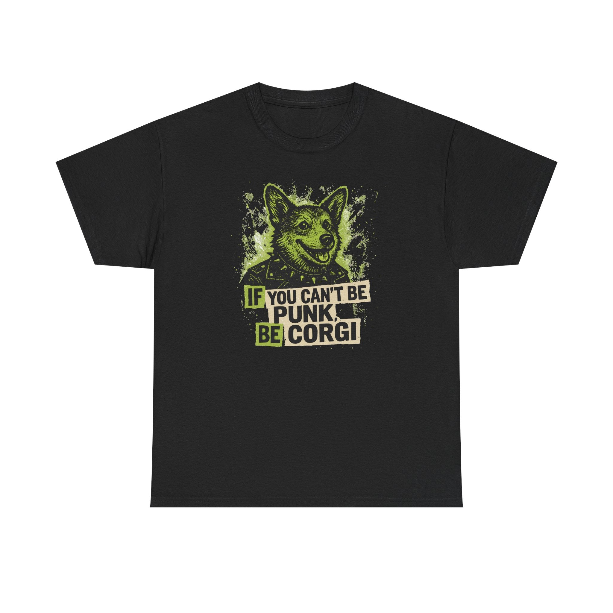 If You Can't Be Punk Be Corgi Funny Corgi Lover T-Shirt