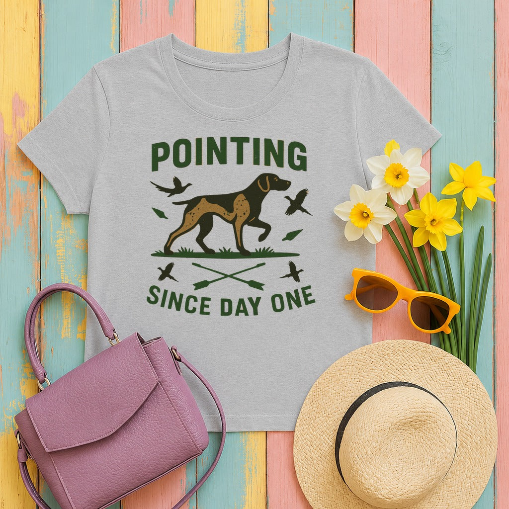 Pointing Day One GSP T-Shirt in Sport Grey