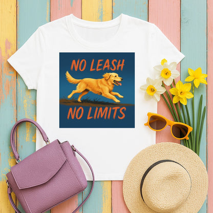No Leash No Limits Golden Retriever T-Shirt product type