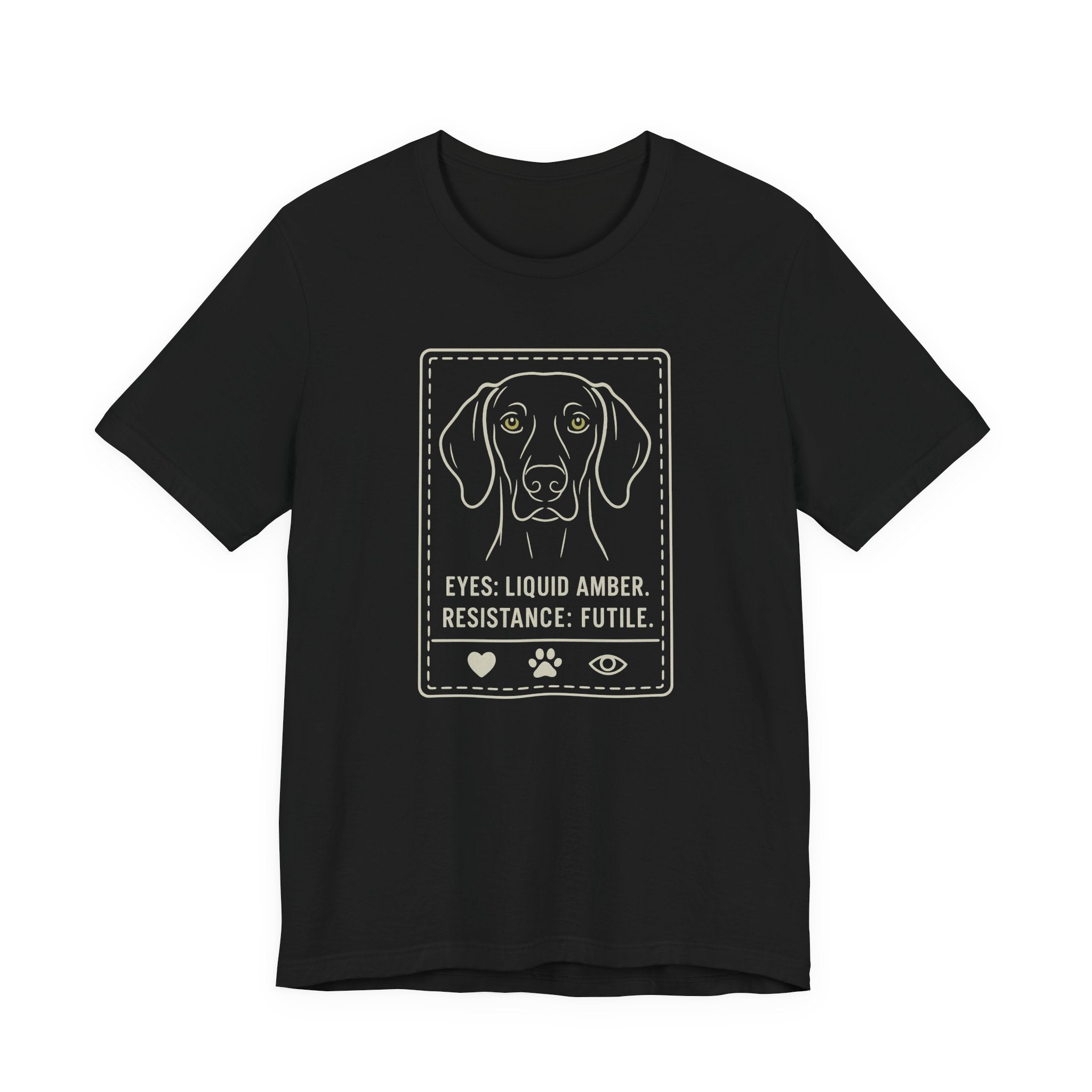 Weimaraner Eyes Liquid Amber Tee