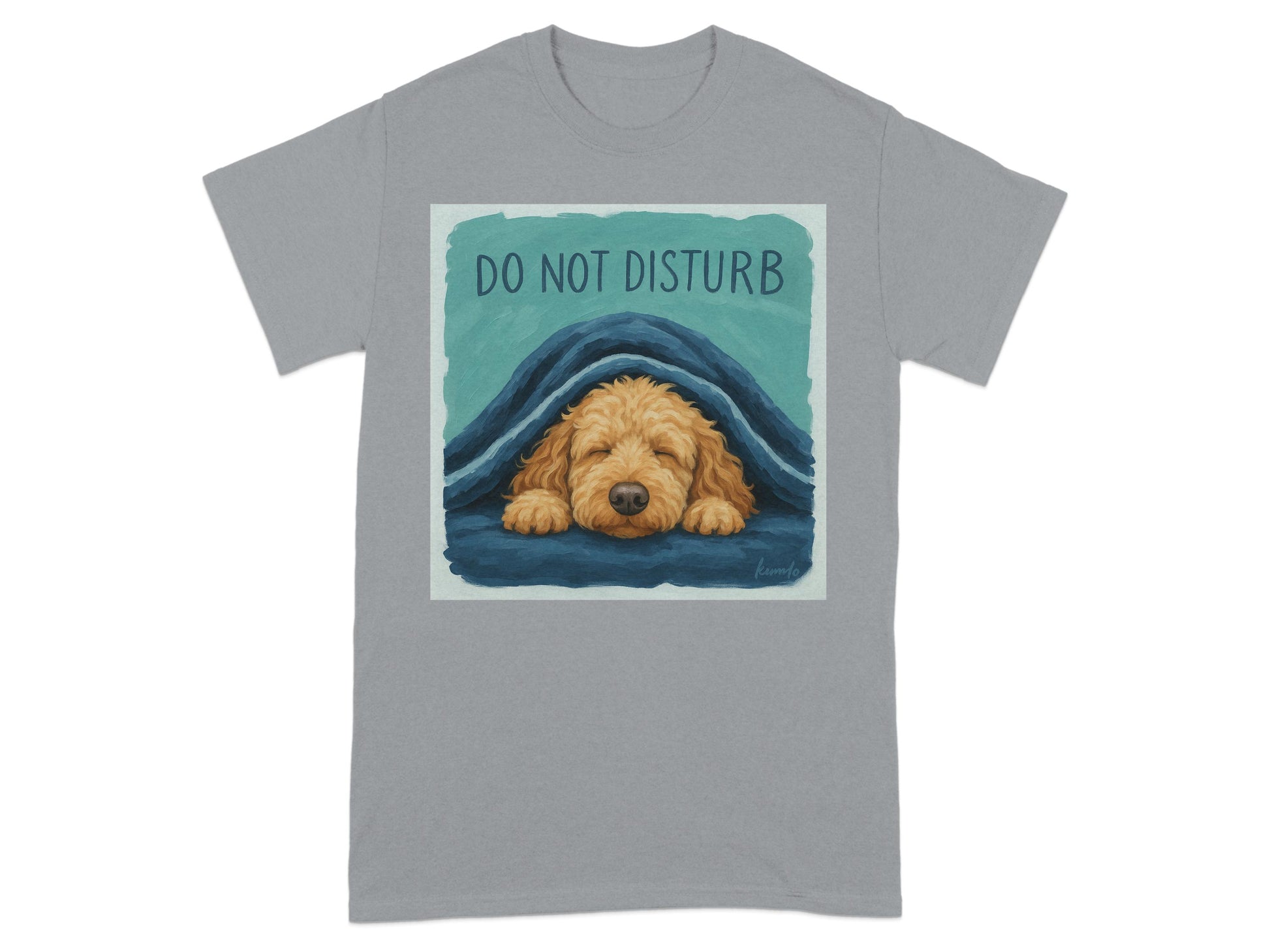 Do Not Disturb Sleeping Dog Print Graphic T-shirt product