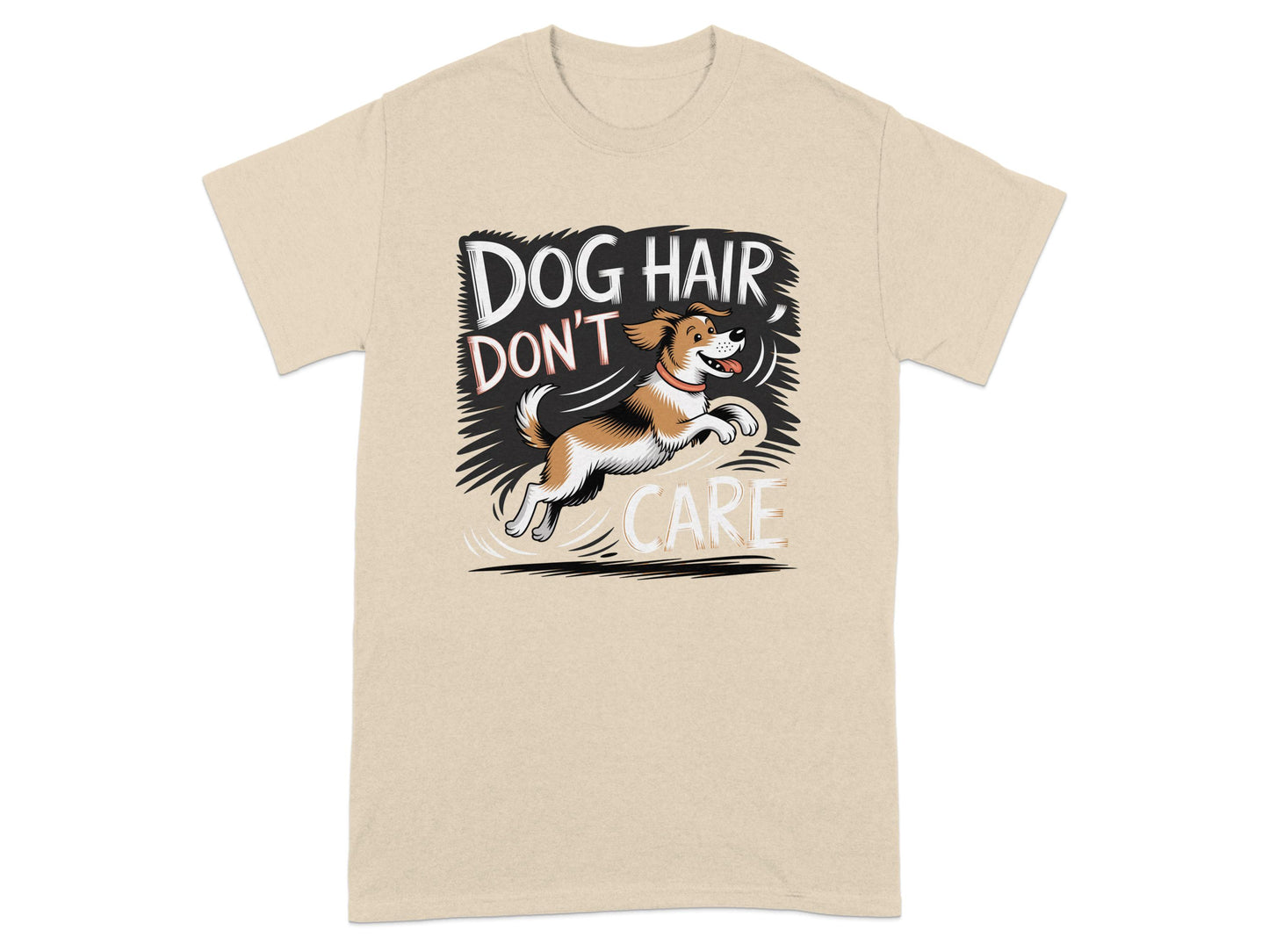 Dog Hair Don't Care Graphic Tee Shirt product type