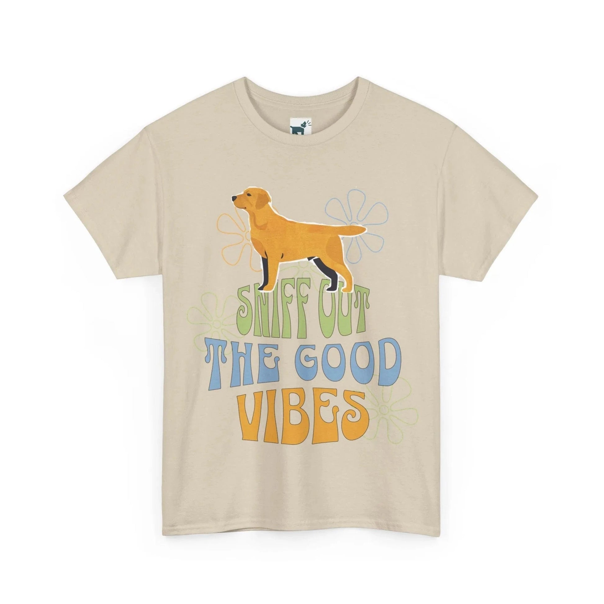 Sniff out the Good Vibes Yellow Lab T Shirt T-shirt