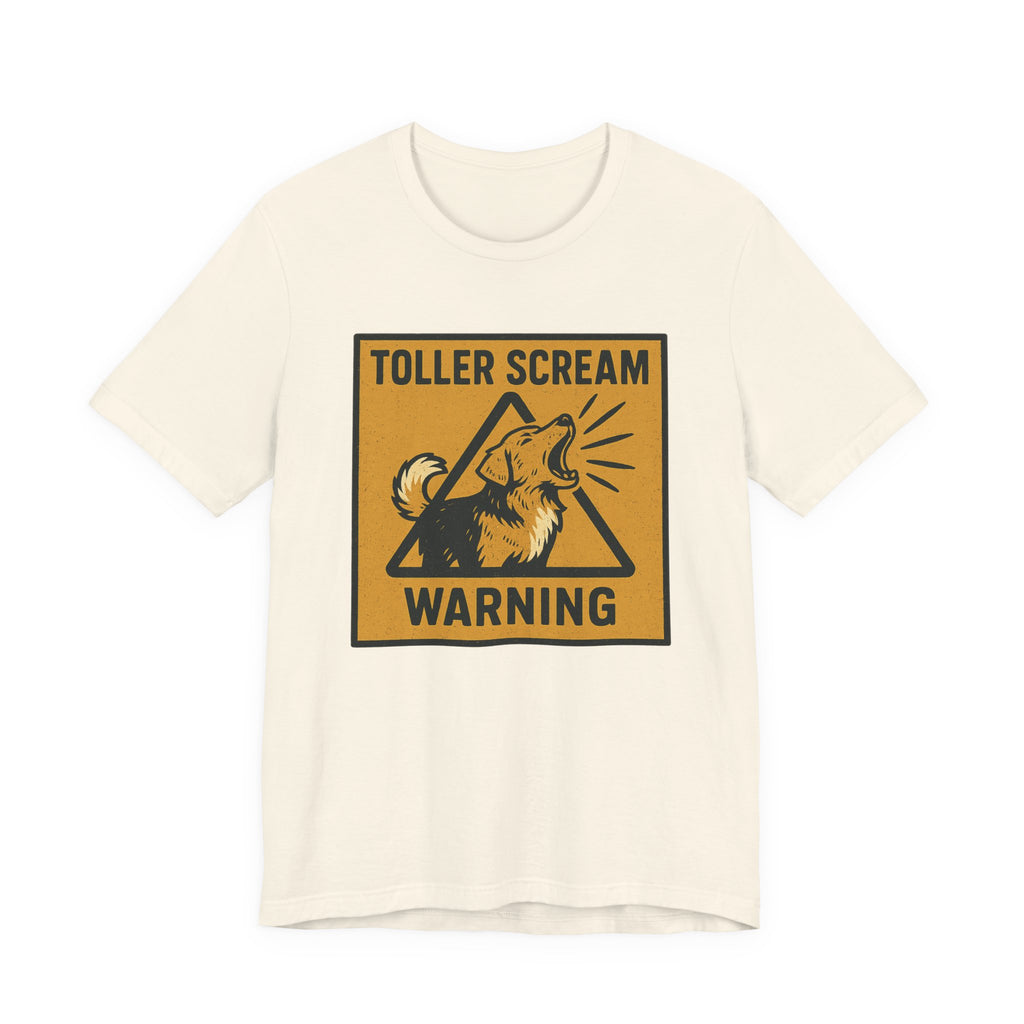 Nova Scotia Duck Tolling Retriever Scream Warning Tee
