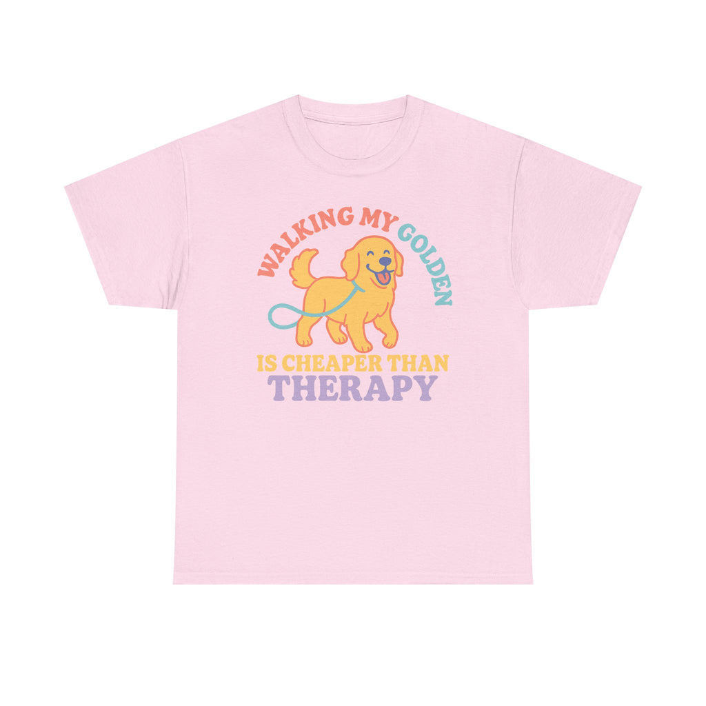 Cheaper Than Therapy Golden Retriever T-Shirt