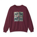 Floral Pug Silhouette Sweatshirt