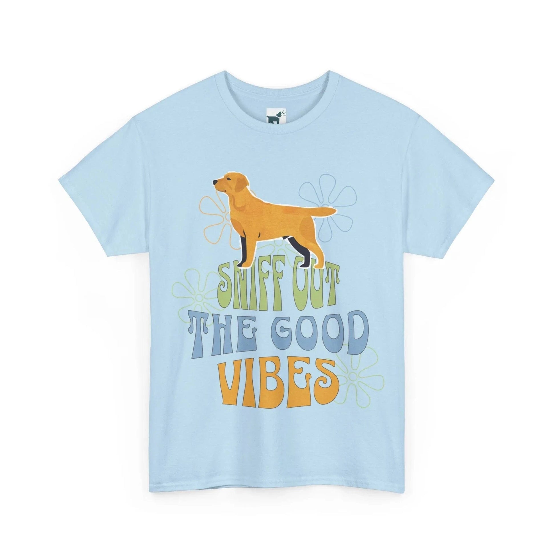 Sniff out the Good Vibes Yellow Lab T Shirt T-shirt