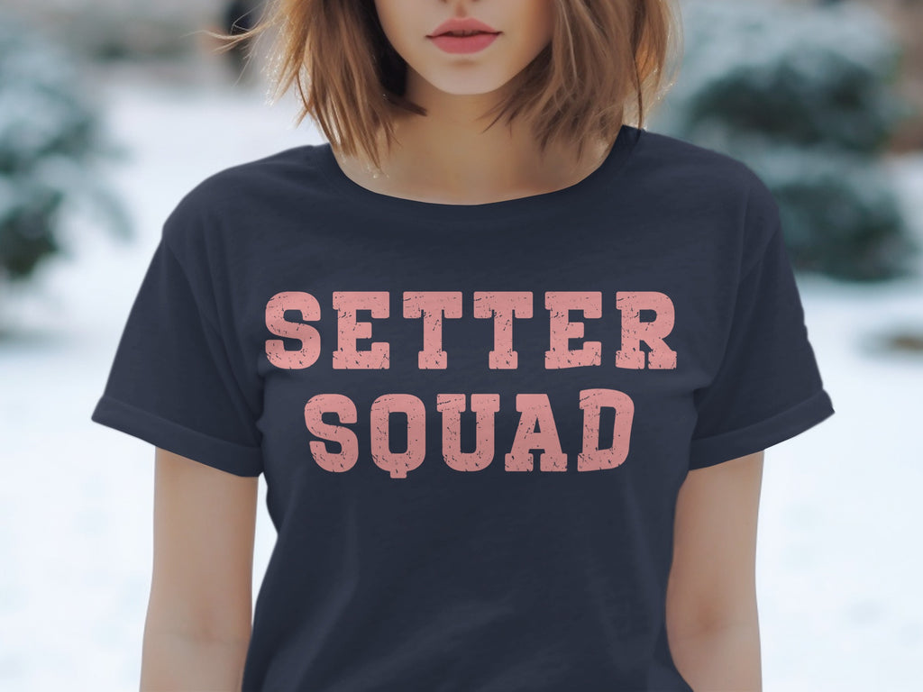 Setter Squad Graphic Shirt for Casual Outfits