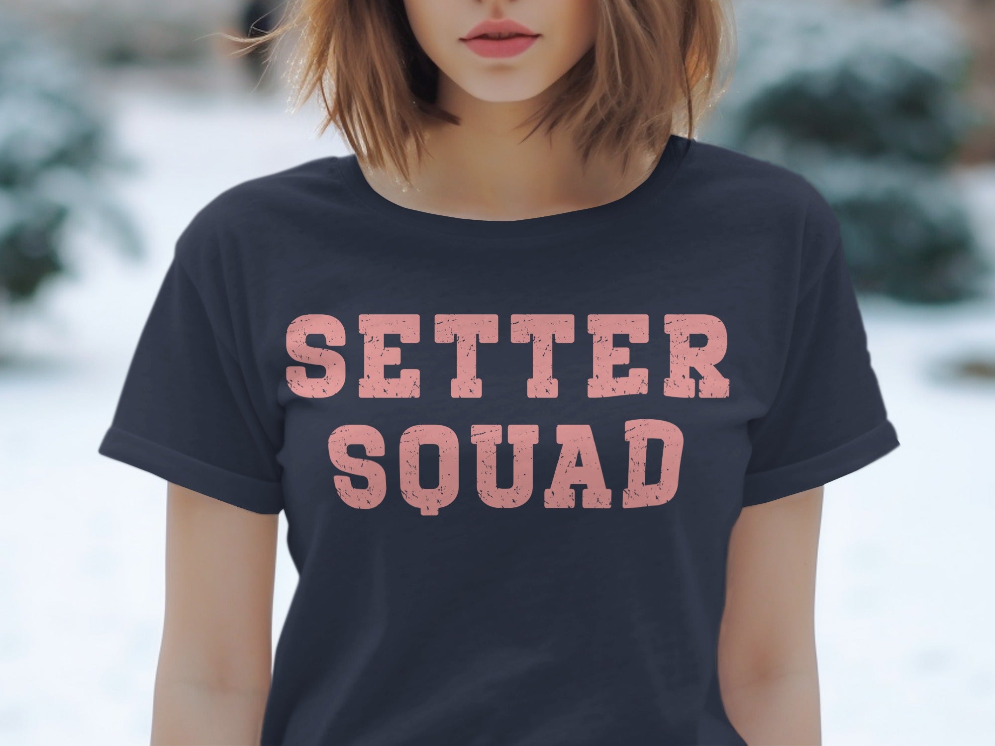 Setter Squad Graphic Shirt for Casual Outfits