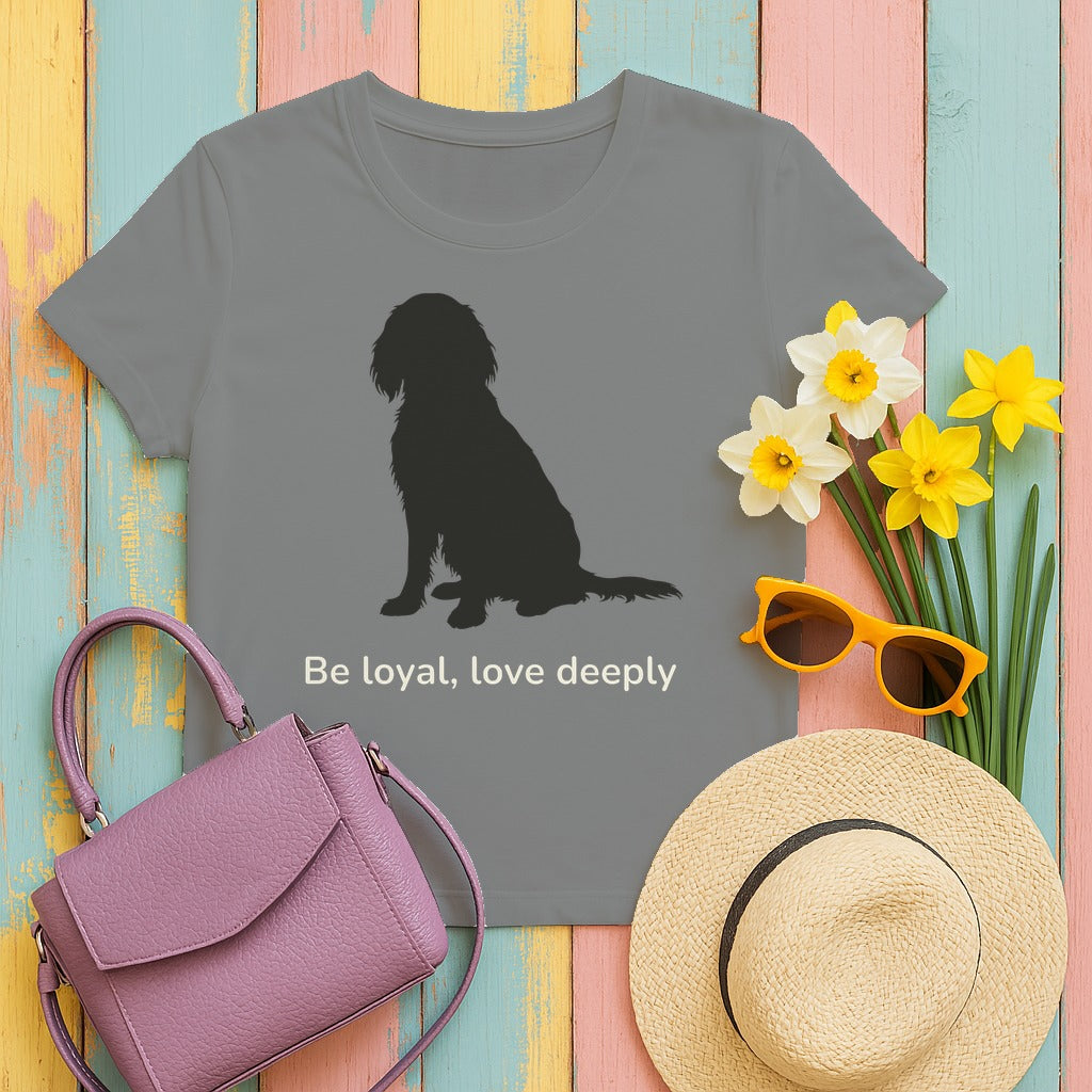 Gordon Setter Loyal T-Shirt in Grey