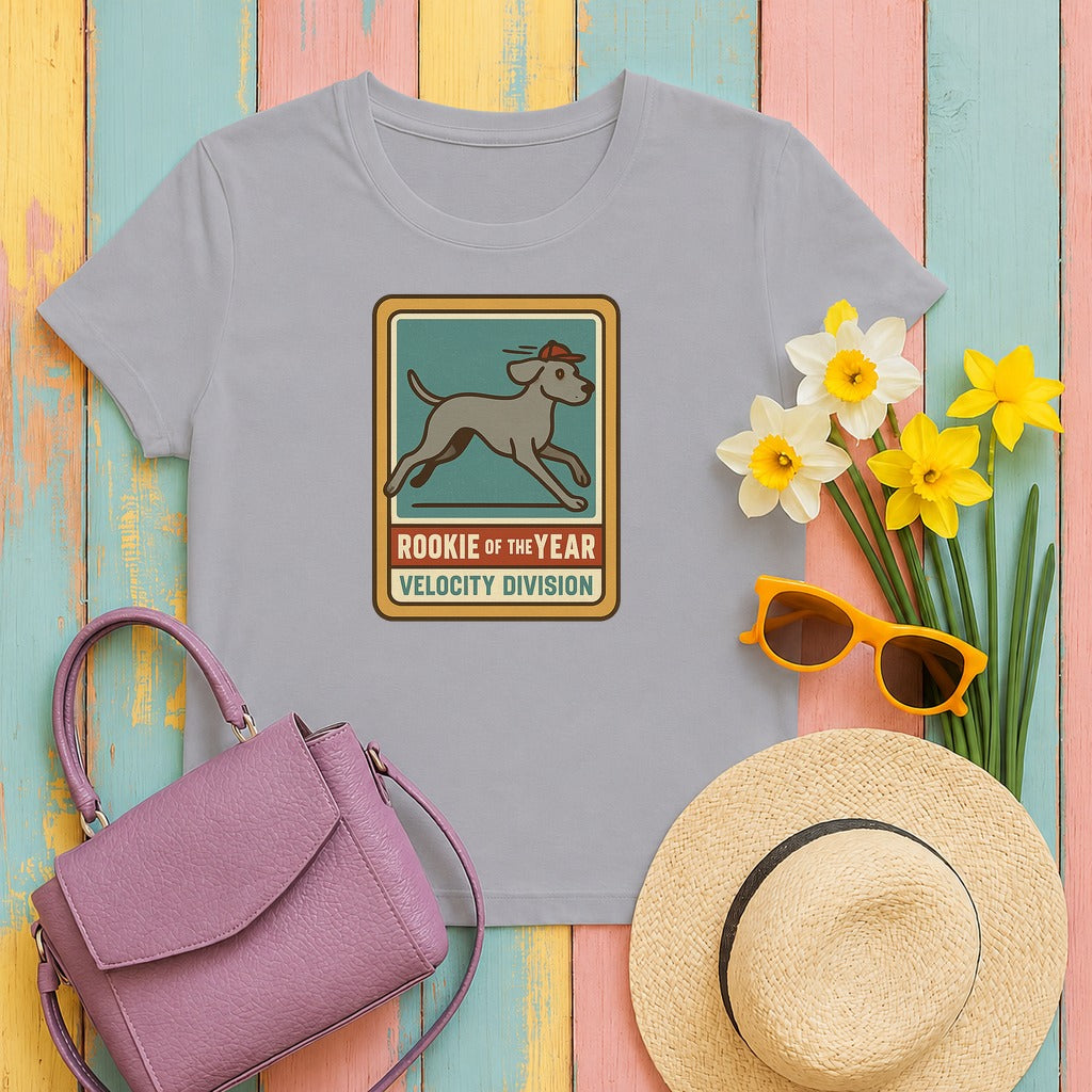 Weimaraner Rookie of the Year Tee in Athletic Heather