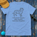 The Aussie Obsession T-Shirt in Carolina Blue