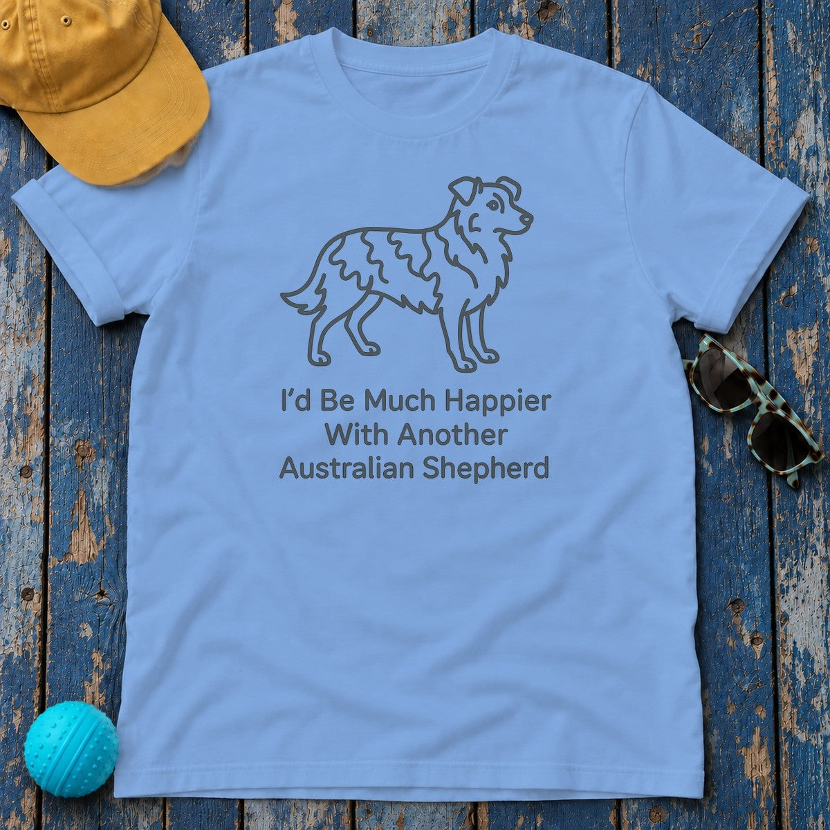 The Aussie Obsession T-Shirt in Carolina Blue