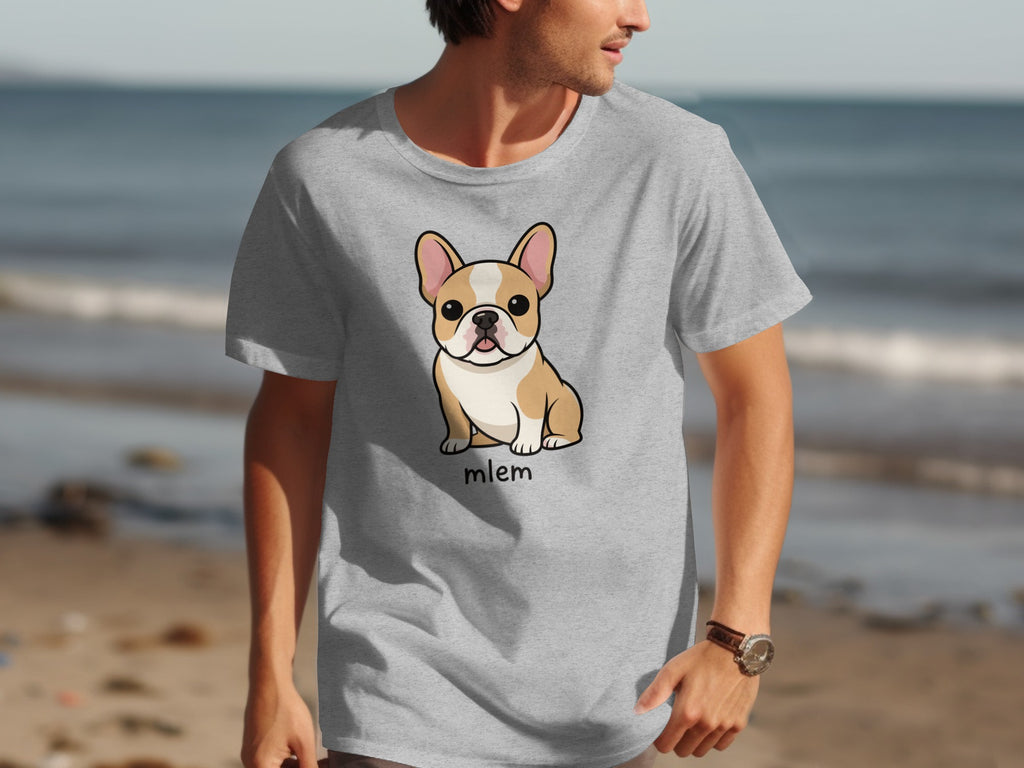 Cute Cartoon French Bulldog Mlem T-shirt