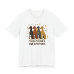 Doberman Four Colors Mid-Century Tee