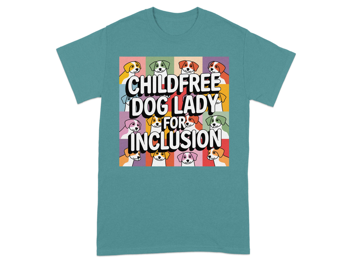 Childfree Dog Lady For Inclusion Graphic T-Shirt product