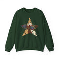 Labrador Retriever Christmas Star sweatshirt in Forest Green
