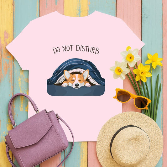 Do Not Disturb Sleeping Dog Graphic T-Shirt product type