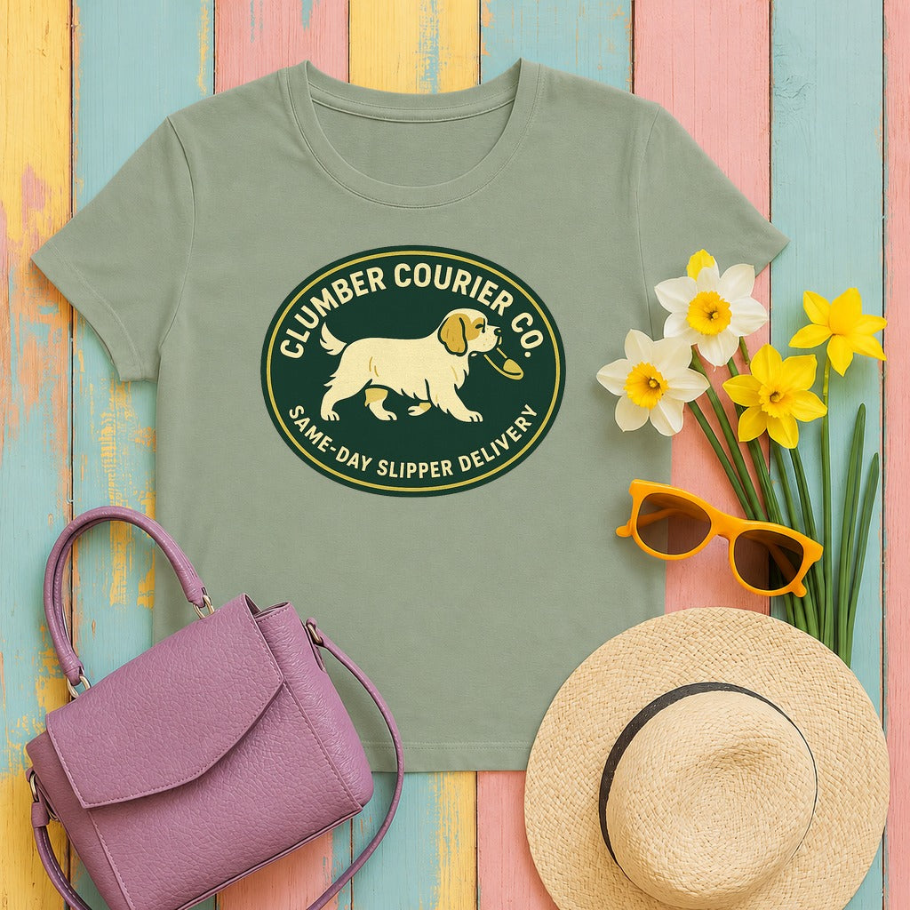 Clumber Courier Co. Tee in Sage