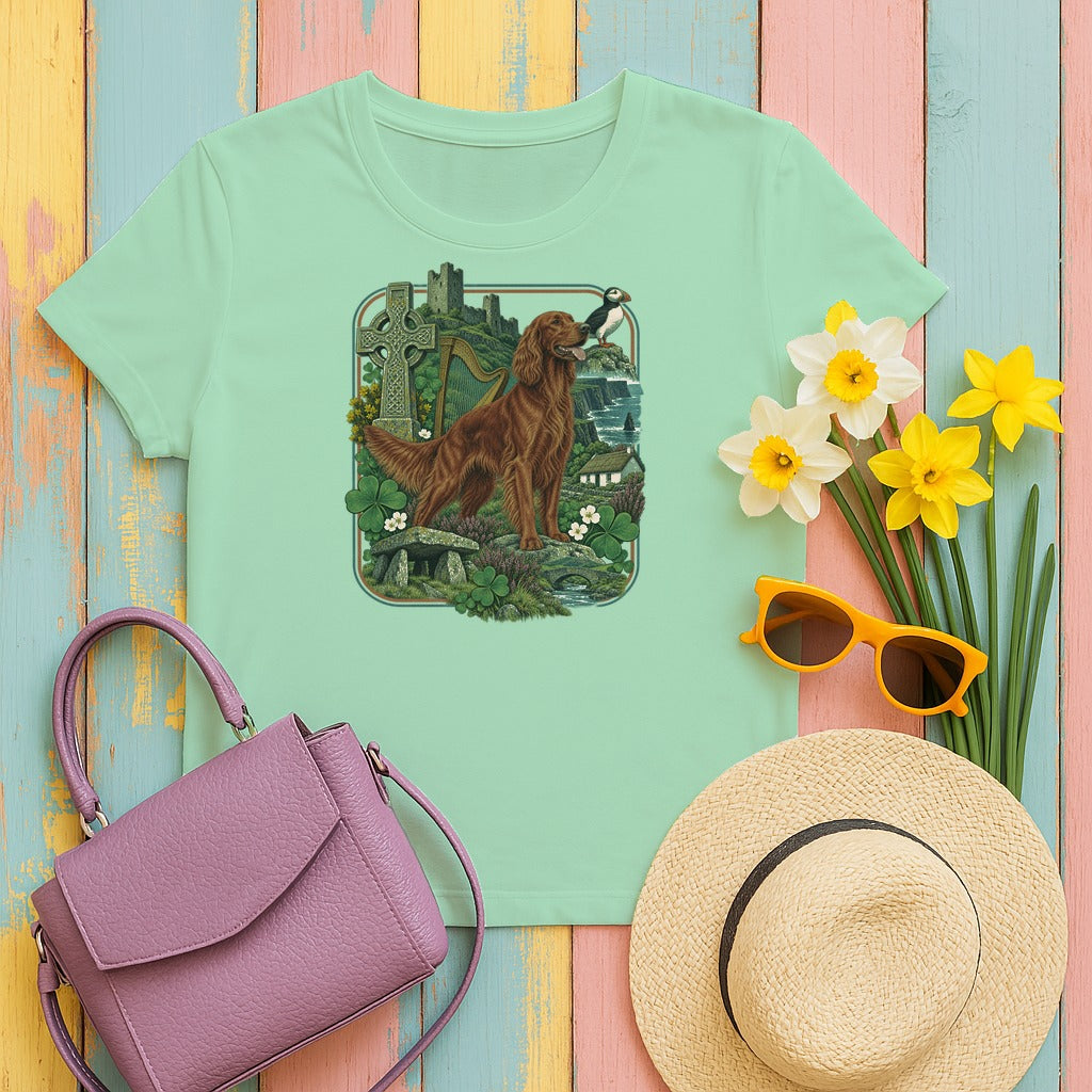 Irish Setter Ireland Heritage tee, Mint
