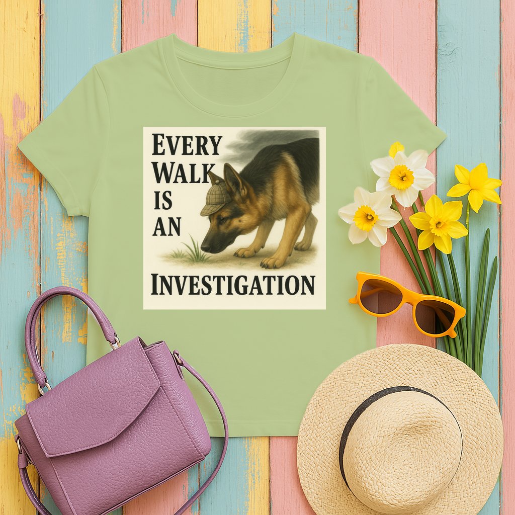 Every Walk Is An Investigation T-shirt product