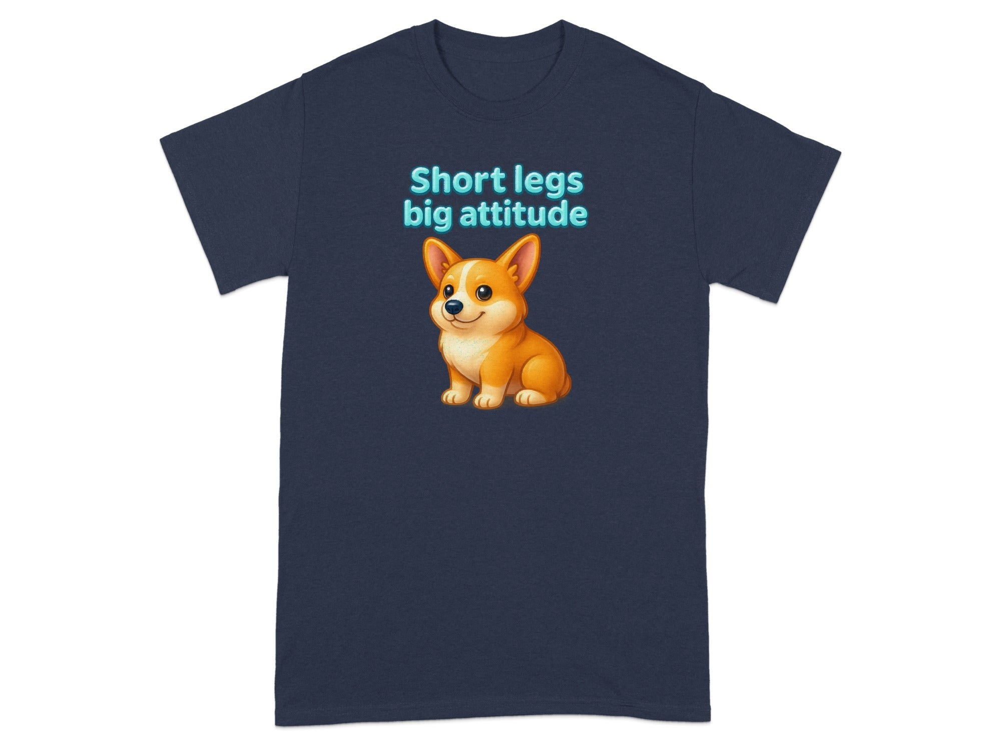 Short Legs Big Attitude Corgi Graphic T-Shirt