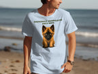 Light blue t-shirt with "EMOTIONALLY MANIPULATIVE SINCE BIRTH" and a puppy graphic.
