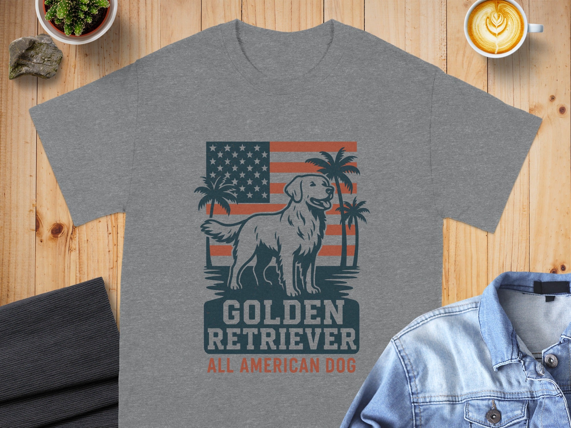 Golden Retriever All American Dog graphic product