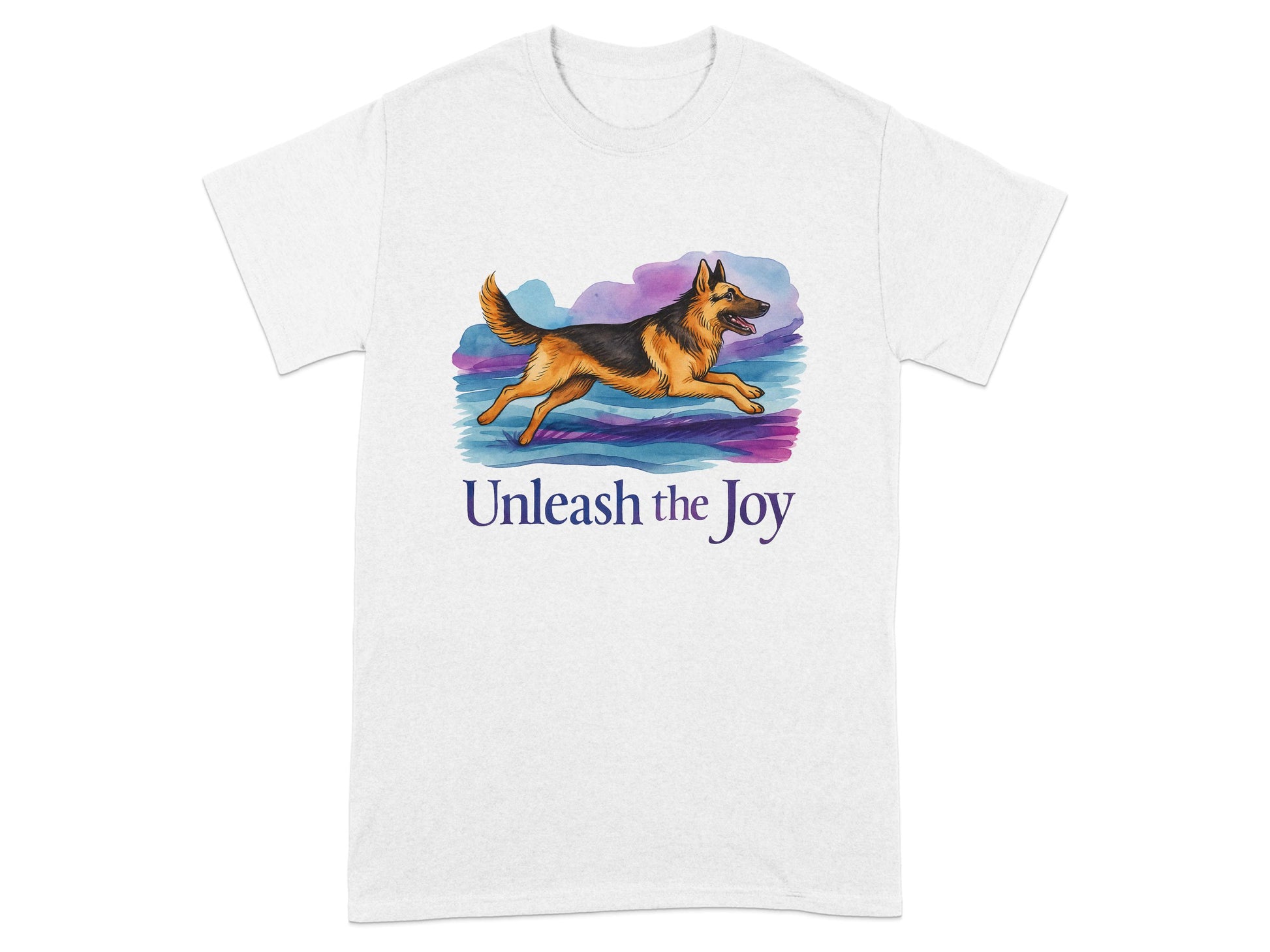 Unleash the Joy German Shepherd Dog Graphic T-shirt Product