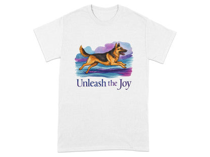 Unleash the Joy German Shepherd Dog Graphic T-shirt Product