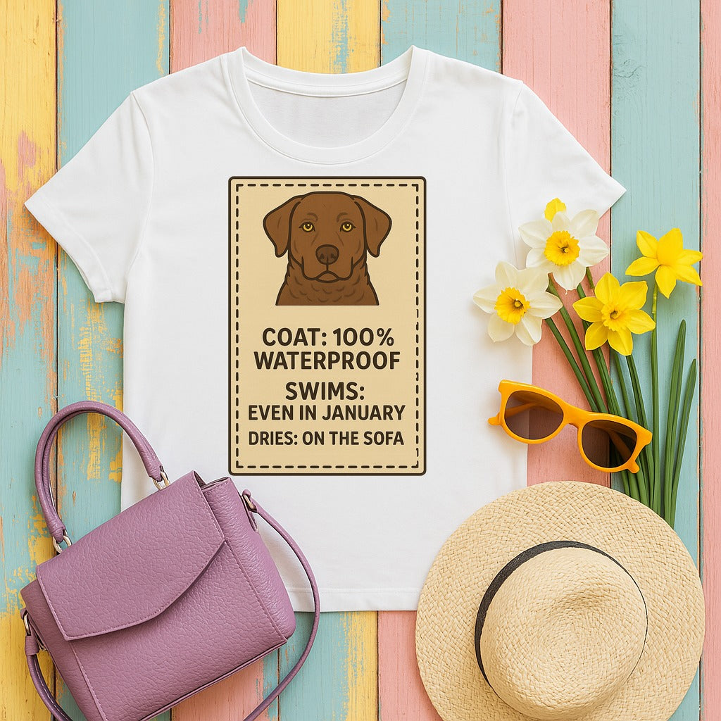Chesapeake Coat 100% Waterproof Tee in White
