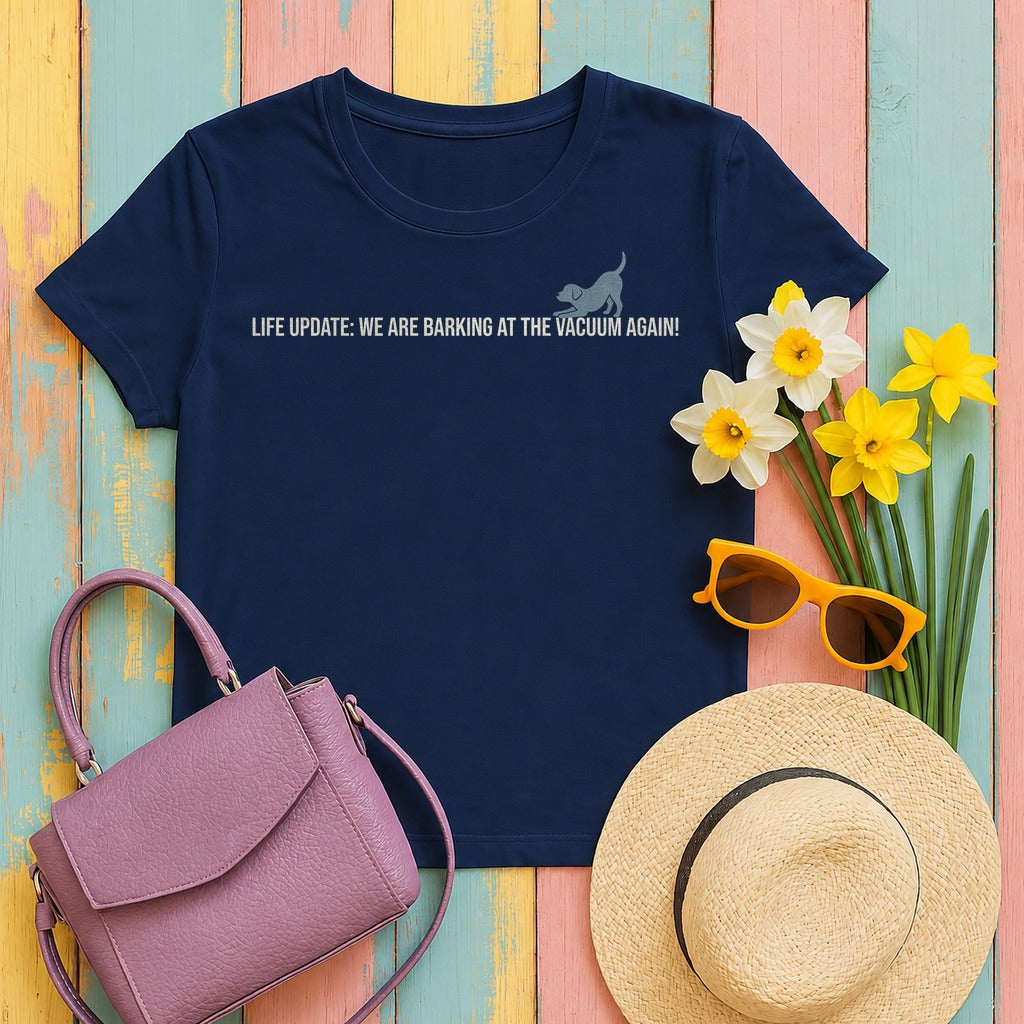 Life Update: Vacuum Barking Lab T-Shirt in Navy