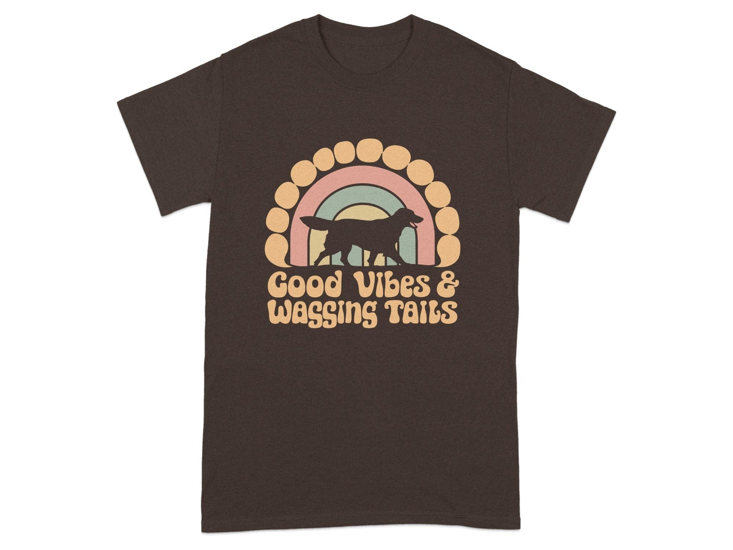 Good Vibes and Wagging Tails Graphic T-Shirt product type
