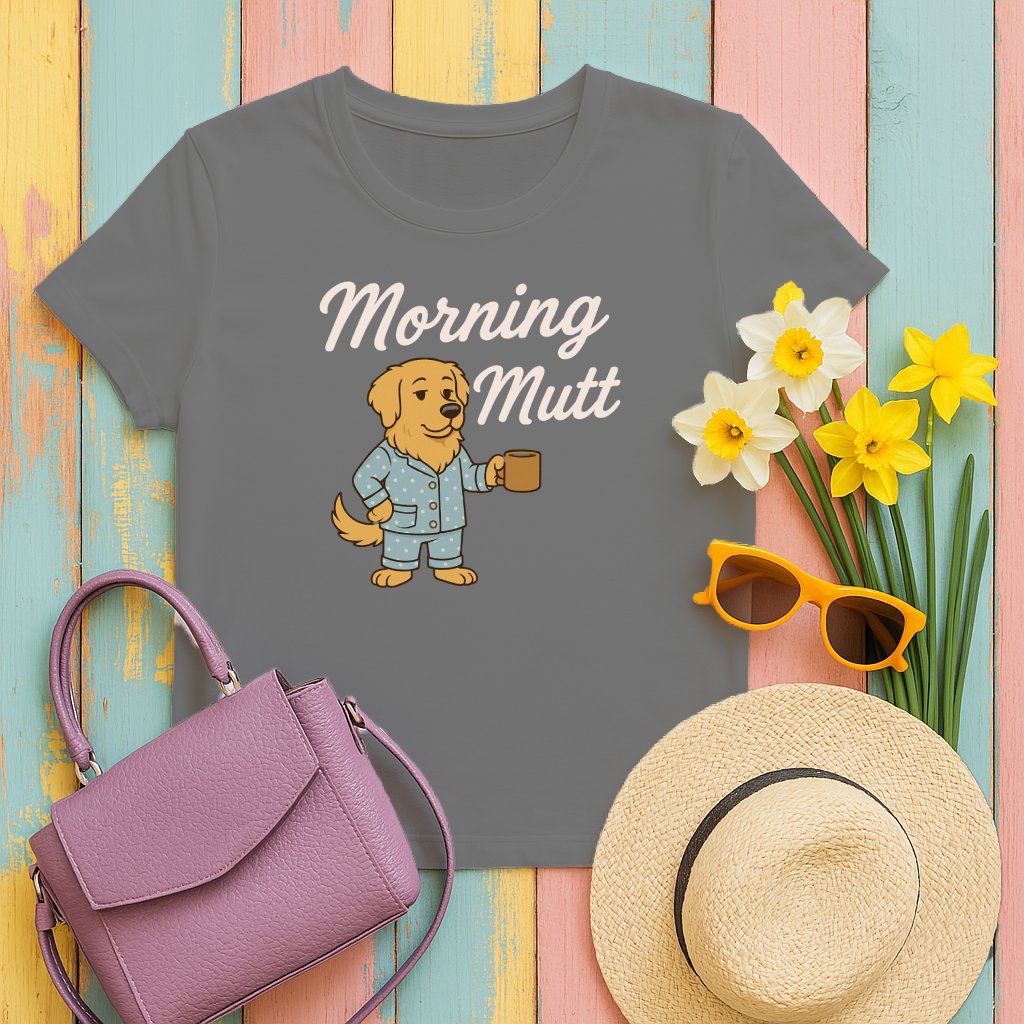 Morning Mutt Graphic Design T-Shirt product type