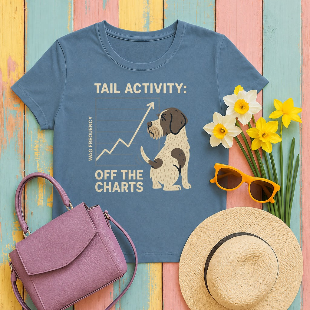GWP Tail Activity Off the Charts Tee in Steel Blue