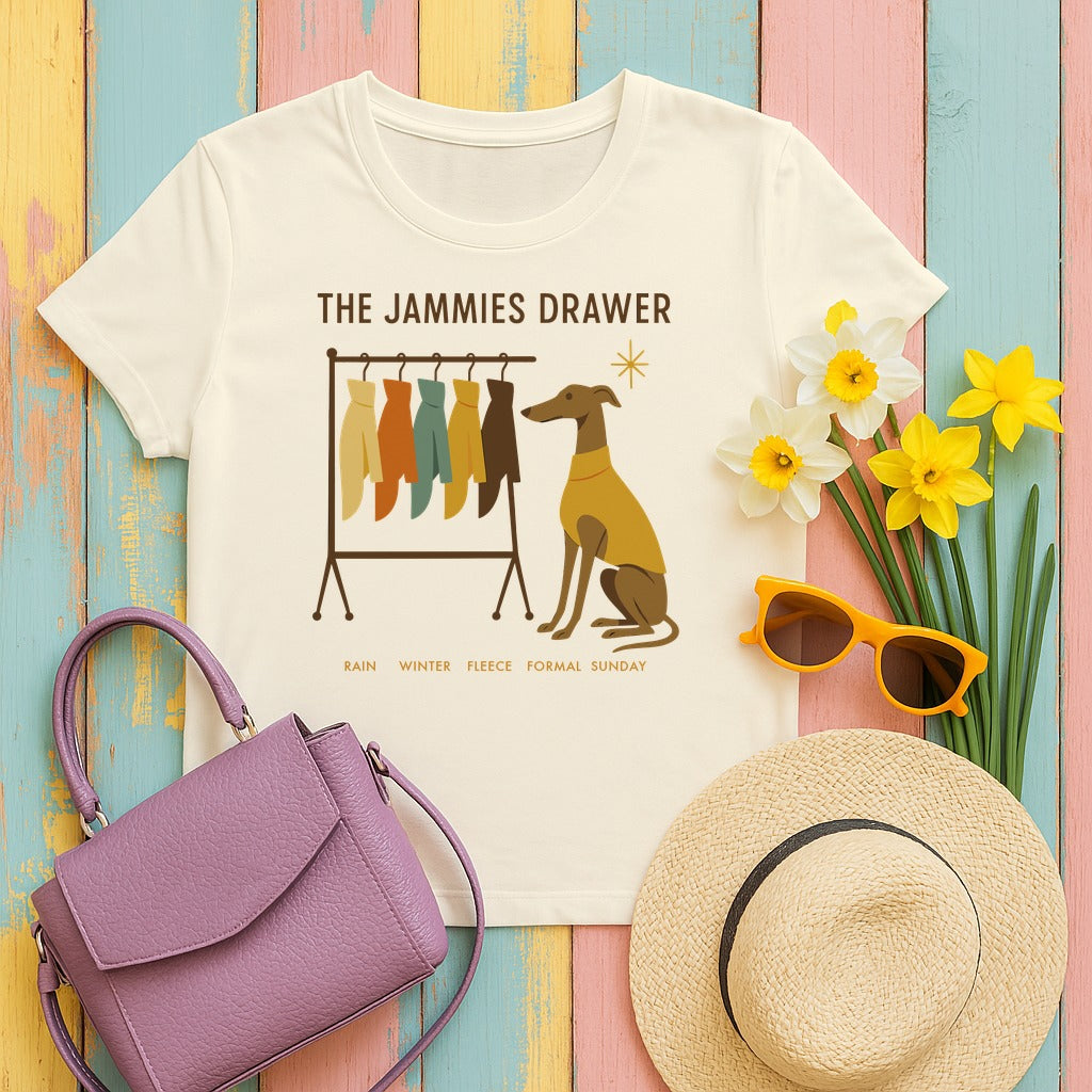 Greyhound The Jammies Drawer Tee in Natural