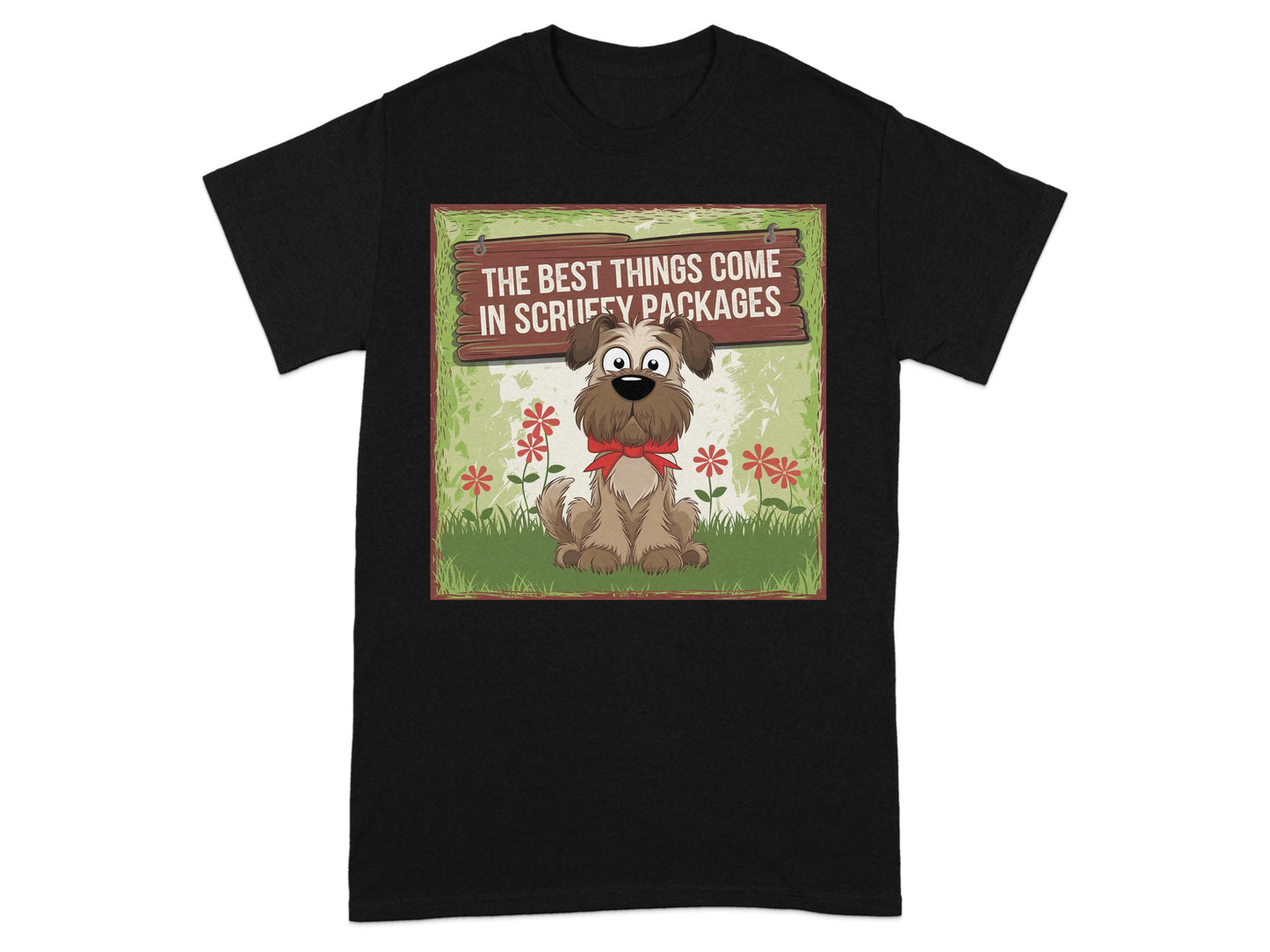The Best Things Come In Scruffy Packages T-shirt product