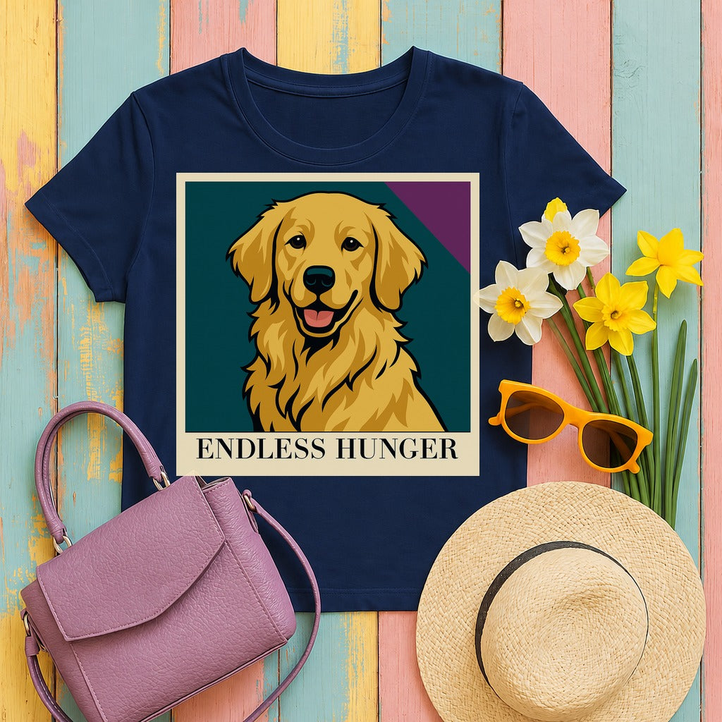 Endless Hunger Golden Retriever t-shirt