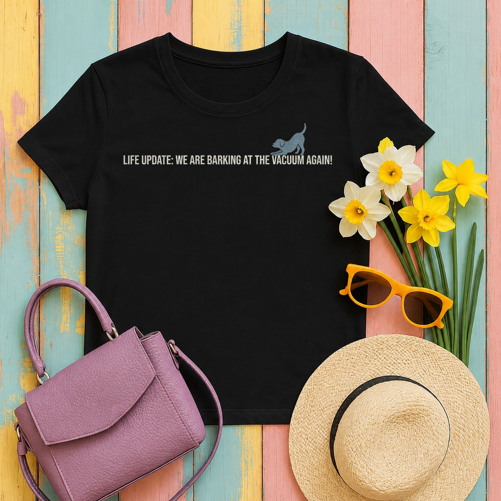 Life Update: Vacuum Barking Lab T-Shirt in Black