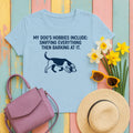 Sniff & Bark Bloodhound T-Shirt in Light Blue