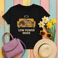Spinone Italiano Low Power Mode Tee in Black