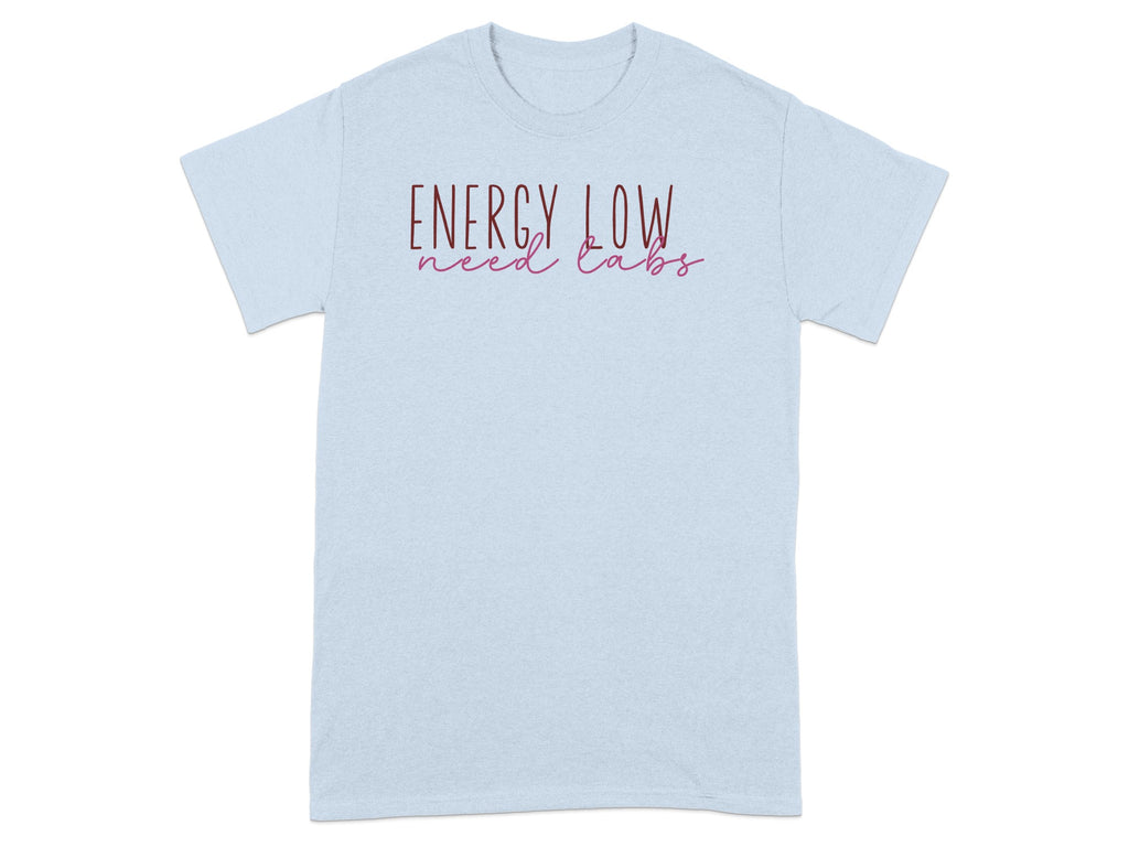 Energy Low Need Labs Graphic Tee Shirt for Casual Wear