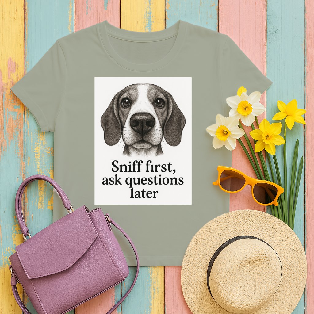 Sniff First Ask Questions Later T-Shirt product type