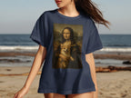 Mona Lisa with Dog Graphic Tee for Art Lovers